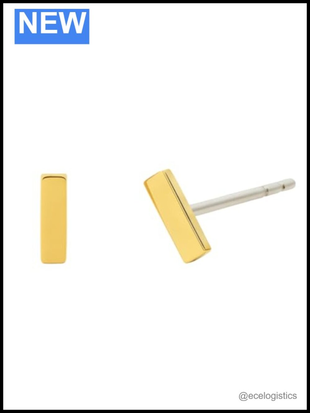 Titanium Stud Earrings Mini Gold Implant Grade Sensitive Ears Cartilage